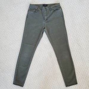 Banana Republic Olive Green Skinny Fit Jeans